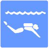 水域安全標誌-水肺潛水