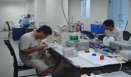 Dongsha Management Station－The interior facilities of dry laboratory