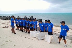 分組進行淨灘說明 分組進行淨灘說明