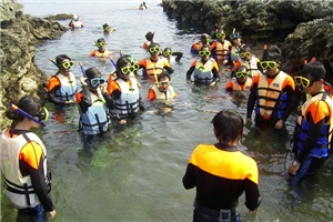 遊客浮潛情形 遊客浮潛情形