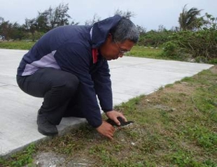 圖說4:海管處東沙管理站同仁野放復原的白腹秧雞(海管處提供) 圖說4:海管處東沙管理站同仁野放復原的白腹秧雞(海管處提供)
