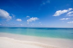 .東沙島潔白的珊瑚砂灘 .東沙島潔白的珊瑚砂灘