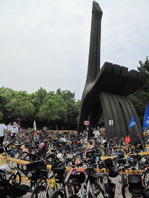 圖說7:聽解說時的臨時停車處。 圖說7:聽解說時的臨時停車處。