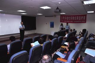 圖二、本處處長楊模麟上台致詞 圖二、本處處長楊模麟上台致詞