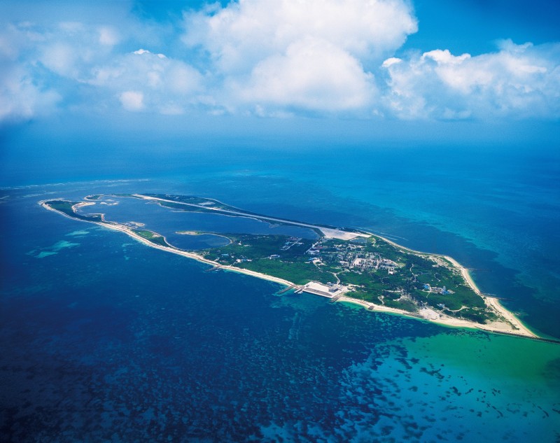 圖三東沙島空拍圖