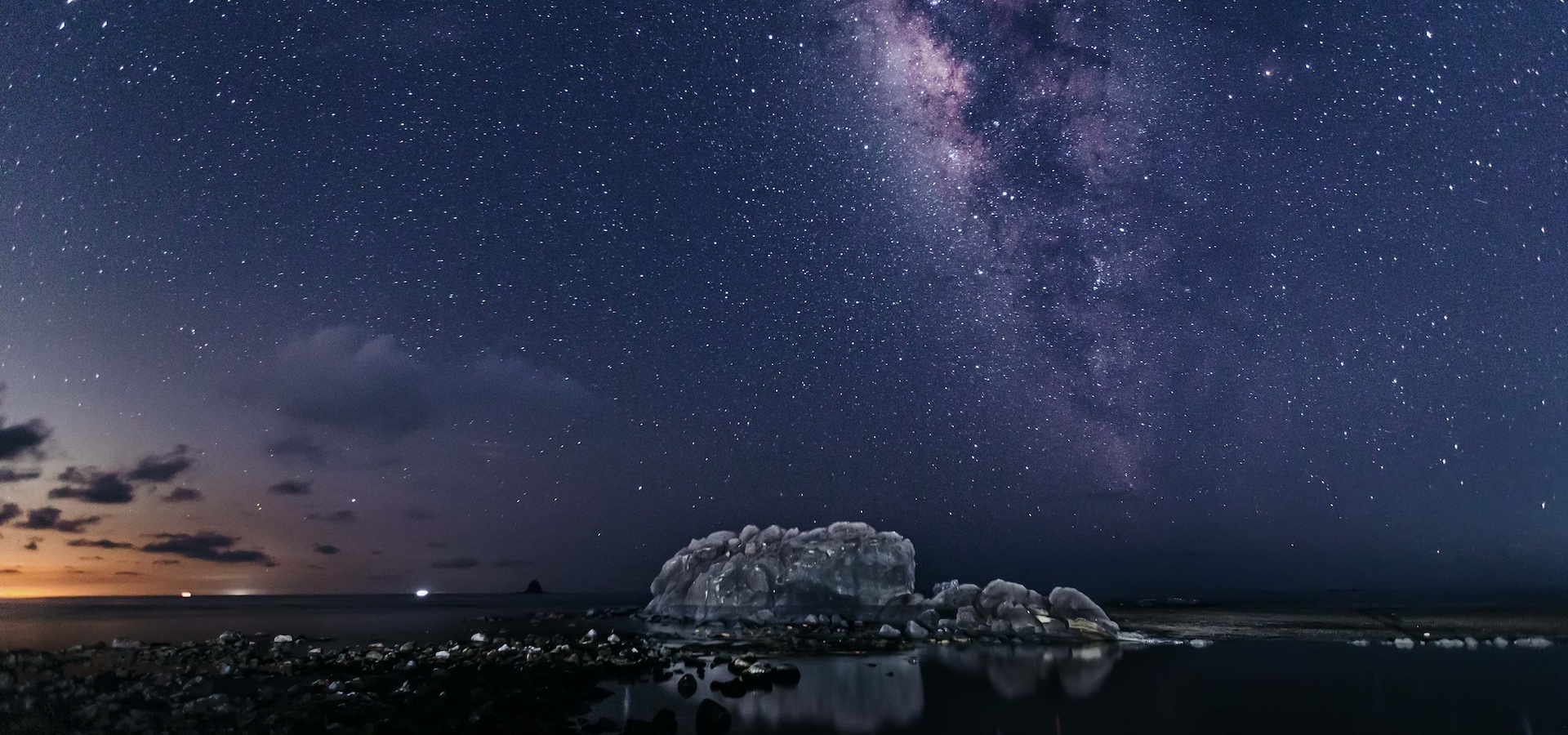 澎湖南方四島－嶼坪銀河(攝影者：黃仁良)