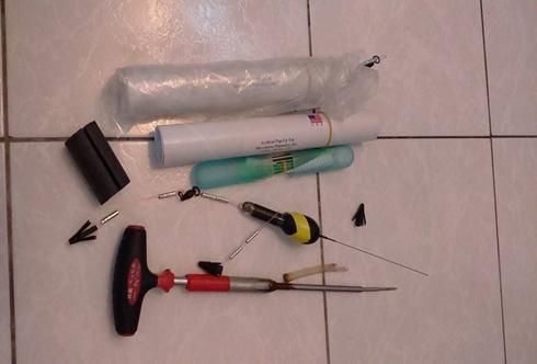 Buildingthe satellite transmitter.