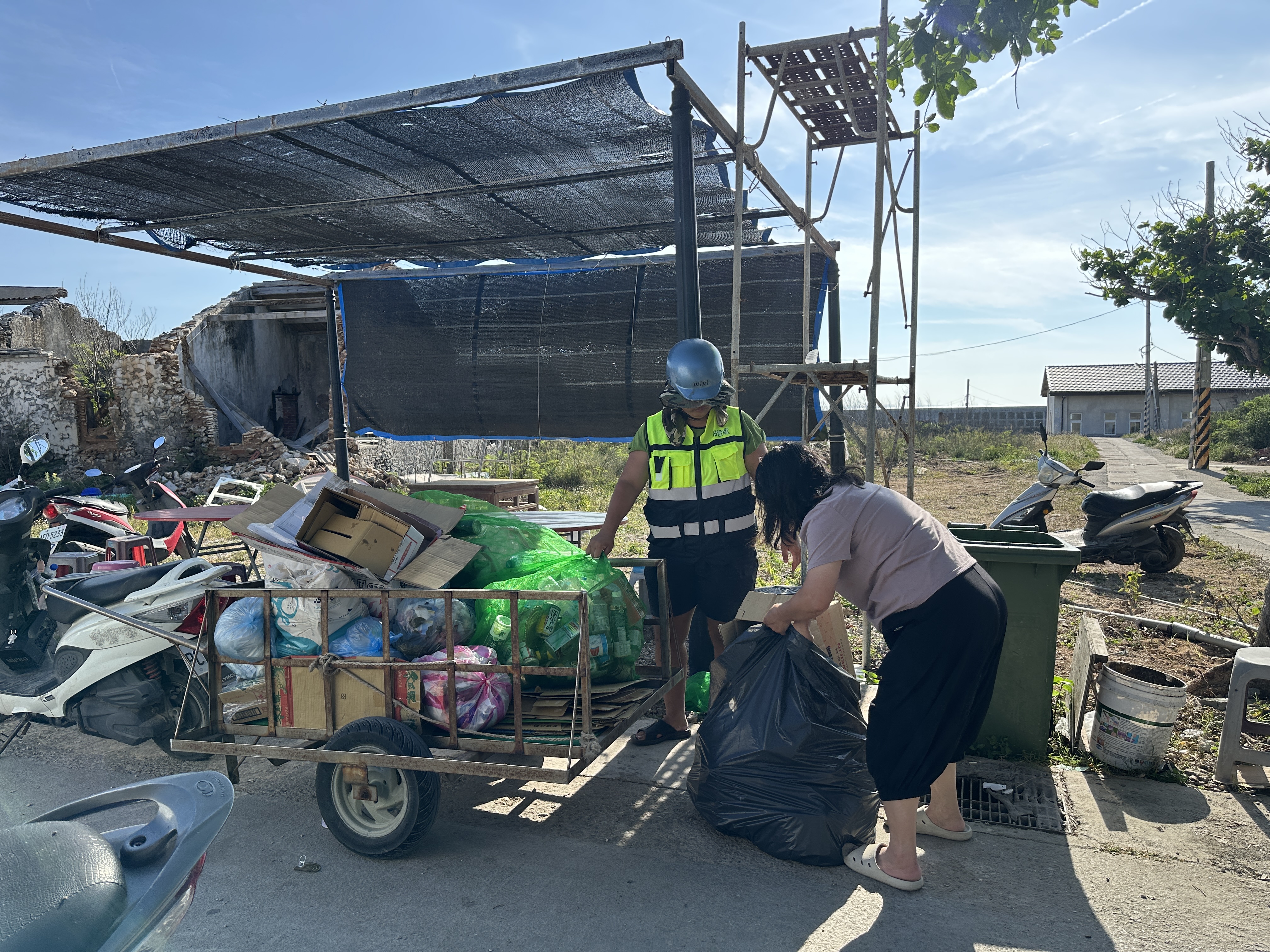 行動垃圾車服務實況